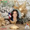 Smile For America Kamala Harris 2024 Usa President Christmas Ornament