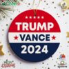 Trump Vance 2024 Christmas Ornament Trump For President Holiday Ornament