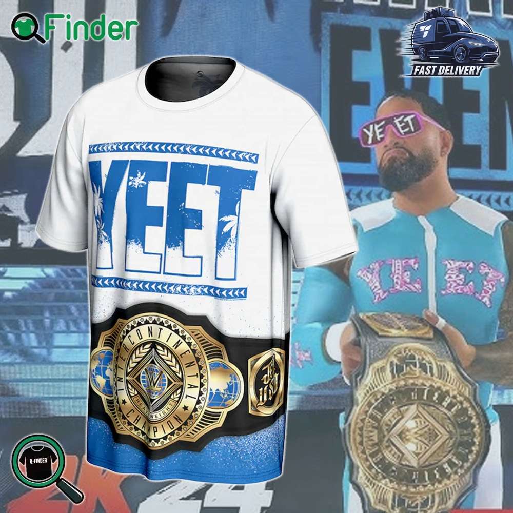 Jey Uso Prosphere Youth Intercontinental Championship Yeet T shirt For Fans Jey Uso Prosphere Youth Intercontinental Championship Yeet T-shirt For Fans