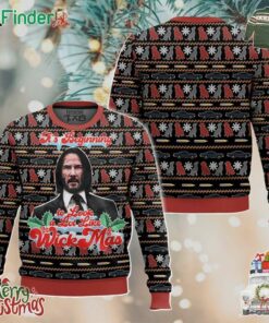 Its Beginning To Look A Lot Like Wickmas John Wick Xmas Holiday Ugly Sweater