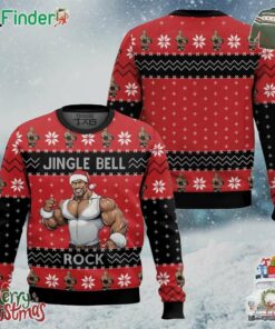 Jingle Bell Rock The Rock Christmas Ugly Sweater
