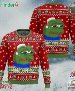 Merry Pepe-mas Funny Xmas Ugly Sweater