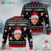 Merry Cagemas Nicolas Cage Christmas Ugly Sweater