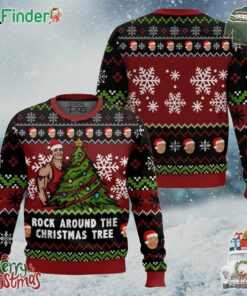 Rock Around The Christmas Tree The Rock Xmas Ugly Sweater