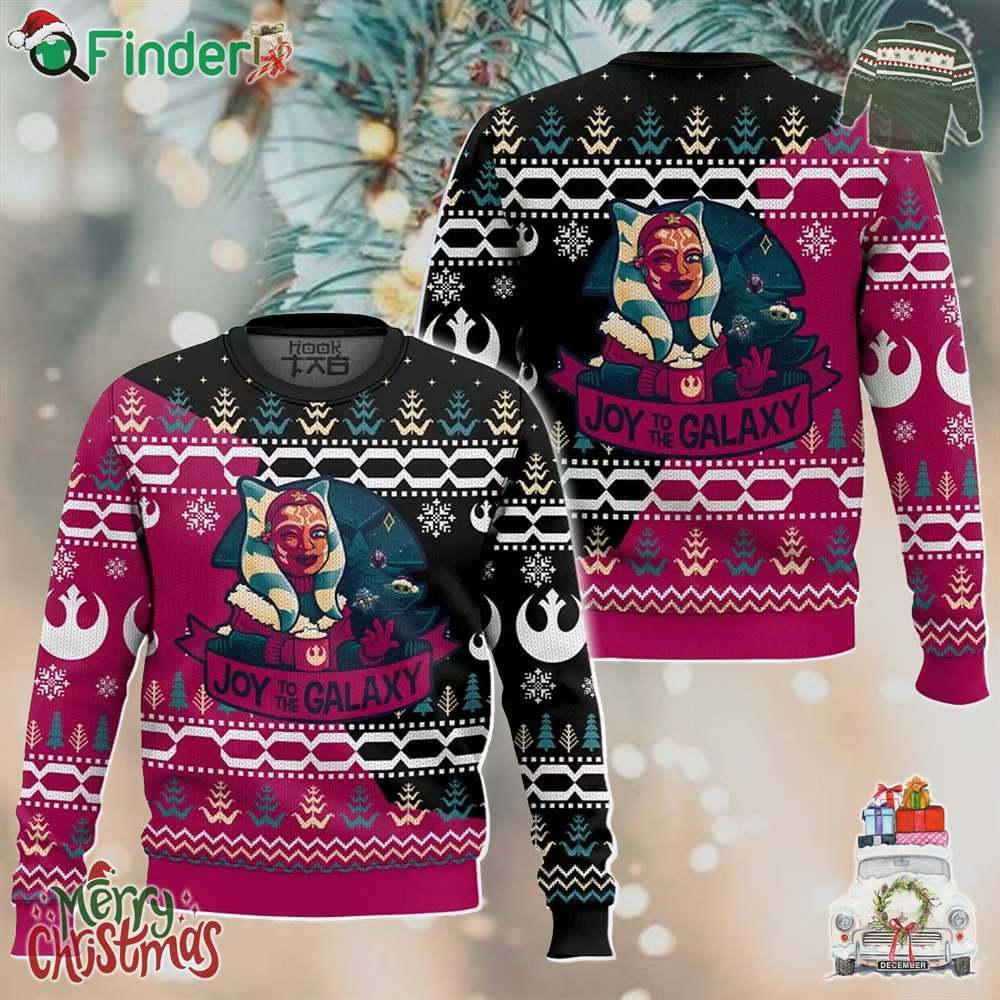 Star Wars Joy To The Galaxy Christmas Ugly Sweater Star Wars Joy To The Galaxy Christmas Ugly Sweater