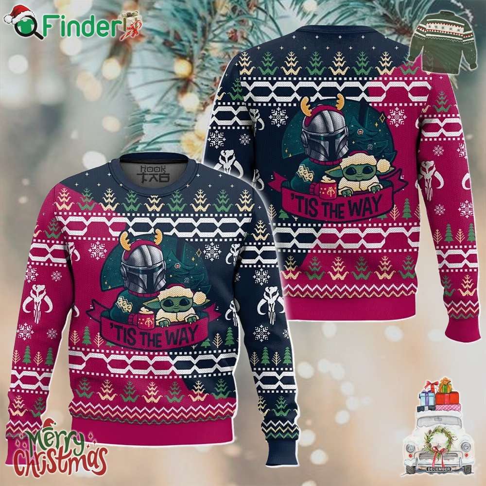 Star Wars Tis The Way Christmas Ugly Sweater Star Wars Tis The Way Christmas Ugly Sweater