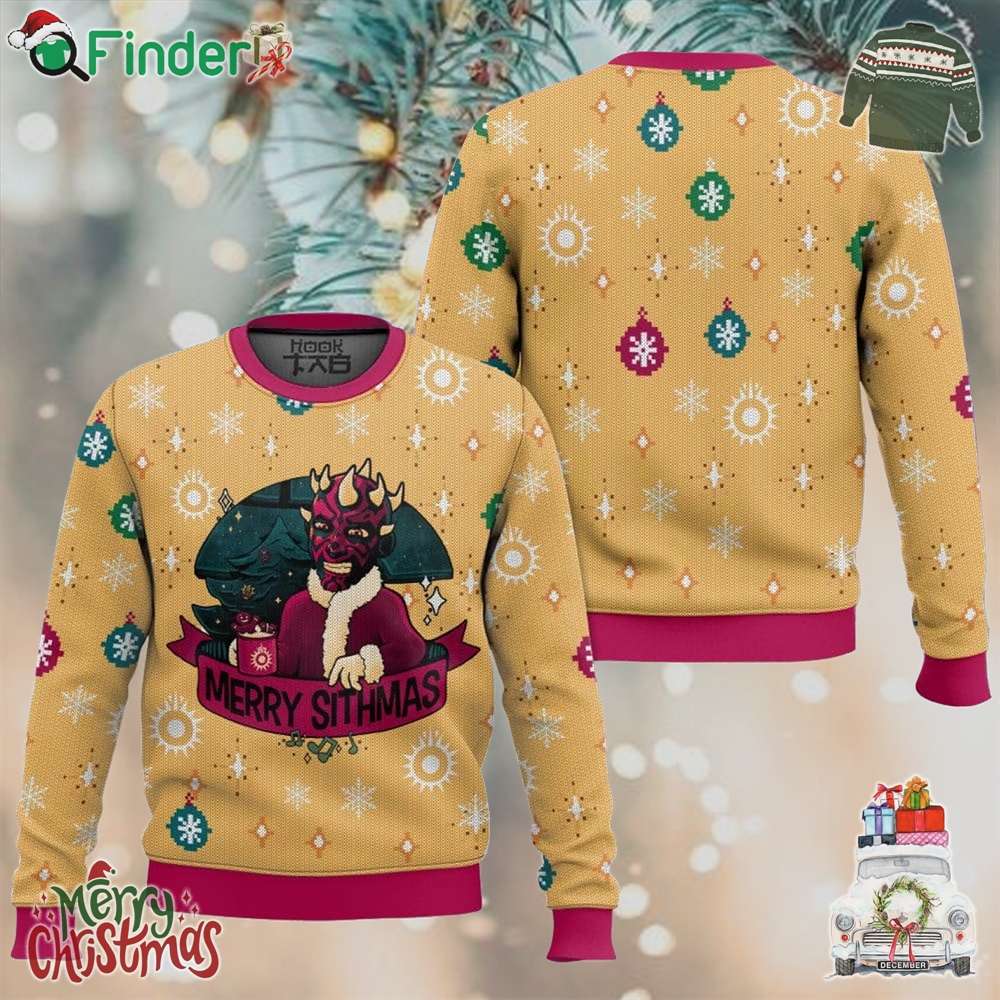 Star Wars Mauly Sithmas Christmas Ugly Sweater Star Wars Mauly Sithmas Christmas Ugly Sweater