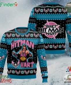 The Hitman Bret Hart Christmas Ugly Sweater