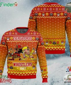 The Mega Powers Wrestlers Macho Man And Hulk Hogan Xmas Ugly Sweater