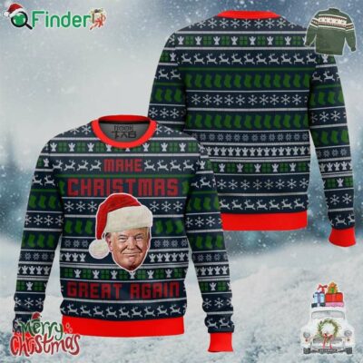 Trump Make Christmas Great Again Ugly Xmas Sweater
