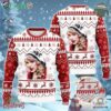 Taylor Swift With Xmas Pattern White And Red Color 2024 Ugly Christmas Sweater