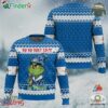 Ho Ho Holy Shit Im Drunk Michelob Ultra Grinch Christmas Holiday Ugly Sweater