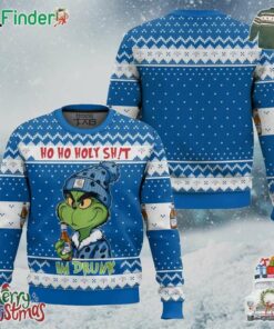 Ho Ho Holy Shit Im Drunk Michelob Ultra Grinch Christmas Holiday Ugly Sweater