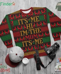 Taylor Swift Swiftie Mom It Me Hi I Am The Mom Dark Version Ugly Christmas Sweater