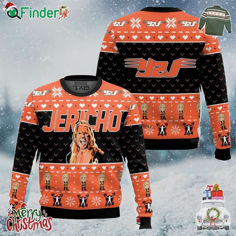 Chris Jericho Merry Christmas Ugly Sweater Chris Jericho Merry Christmas Ugly Sweater