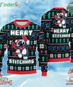 Disneyland Stitch Merry Stitchmas Ugly Christmas Sweater