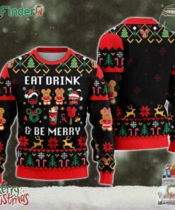 Disneyland Eat Drink And Be Merry Ugly Christmas Sweater