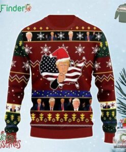 American Flag Donald Trump Ugly Sweater Gift For Family Ugly Christmas Sweater