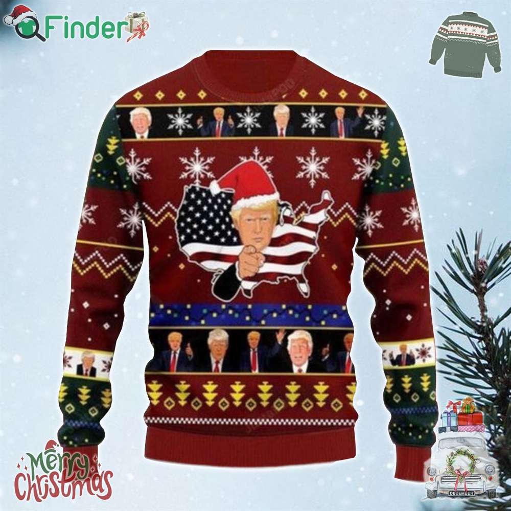 American Flag Donald Trump Ugly Sweater Gift For Family Ugly Christmas Sweater American Flag Donald Trump Ugly Sweater Gift For Family Ugly Christmas Sweater