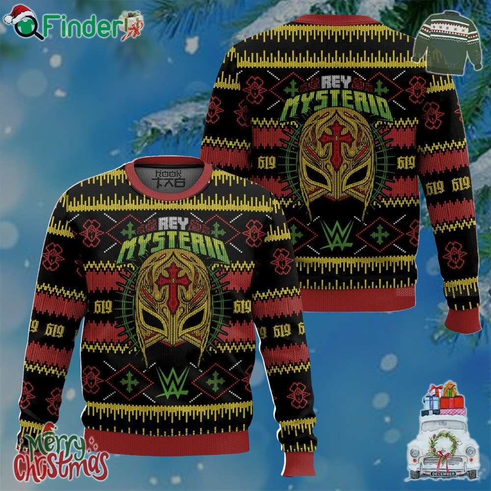 Christmas Rey Mysterio Ugly Sweater Christmas Rey Mysterio Ugly Sweater