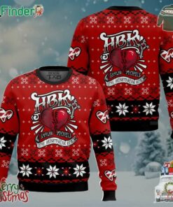 Hbk The Heartbreak Kid Shawn Michaels Xmas Holiday Gift Ugly Christmas Sweater