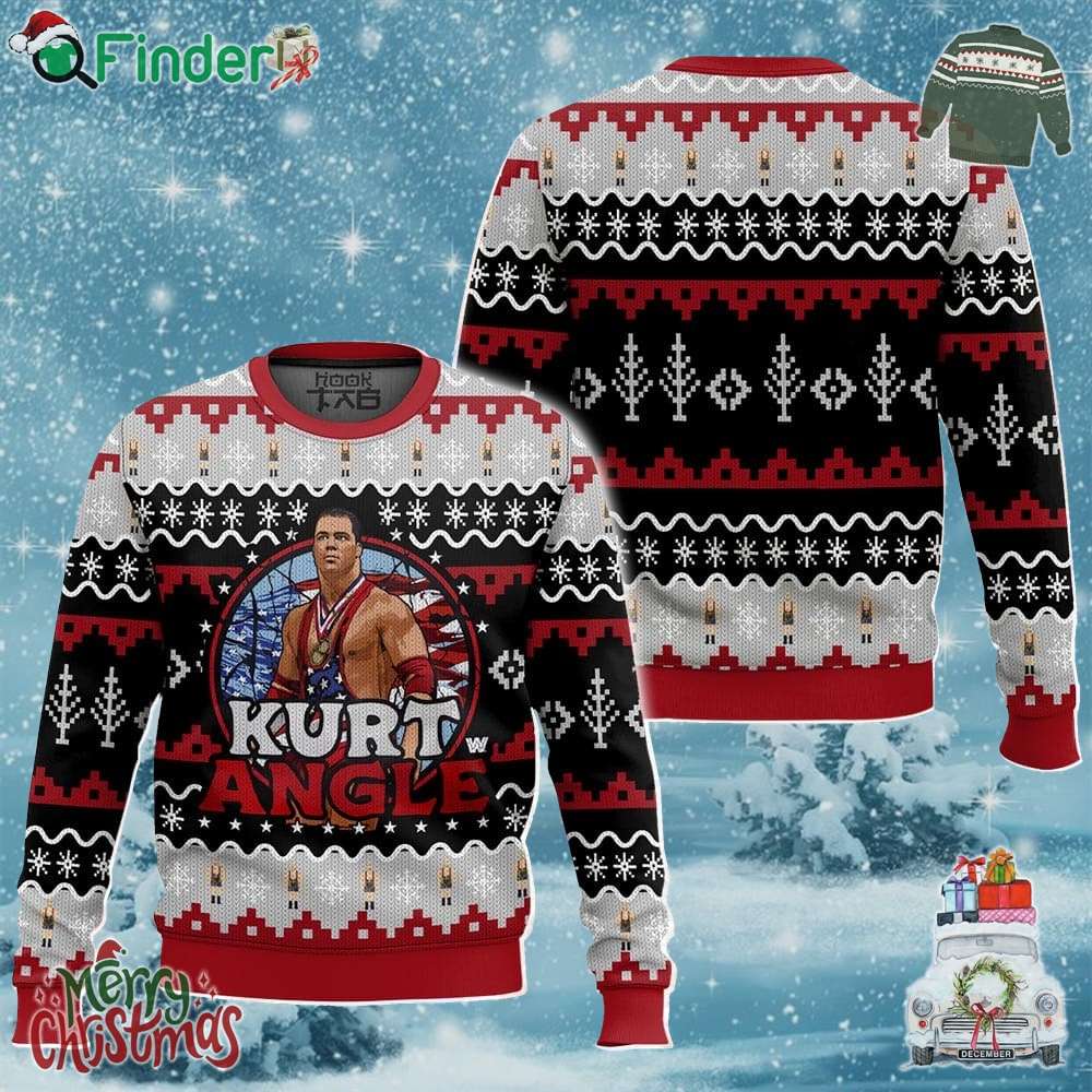 Merry Christmas Kurt Angle Ugly Sweater Merry Christmas Kurt Angle Ugly Sweater