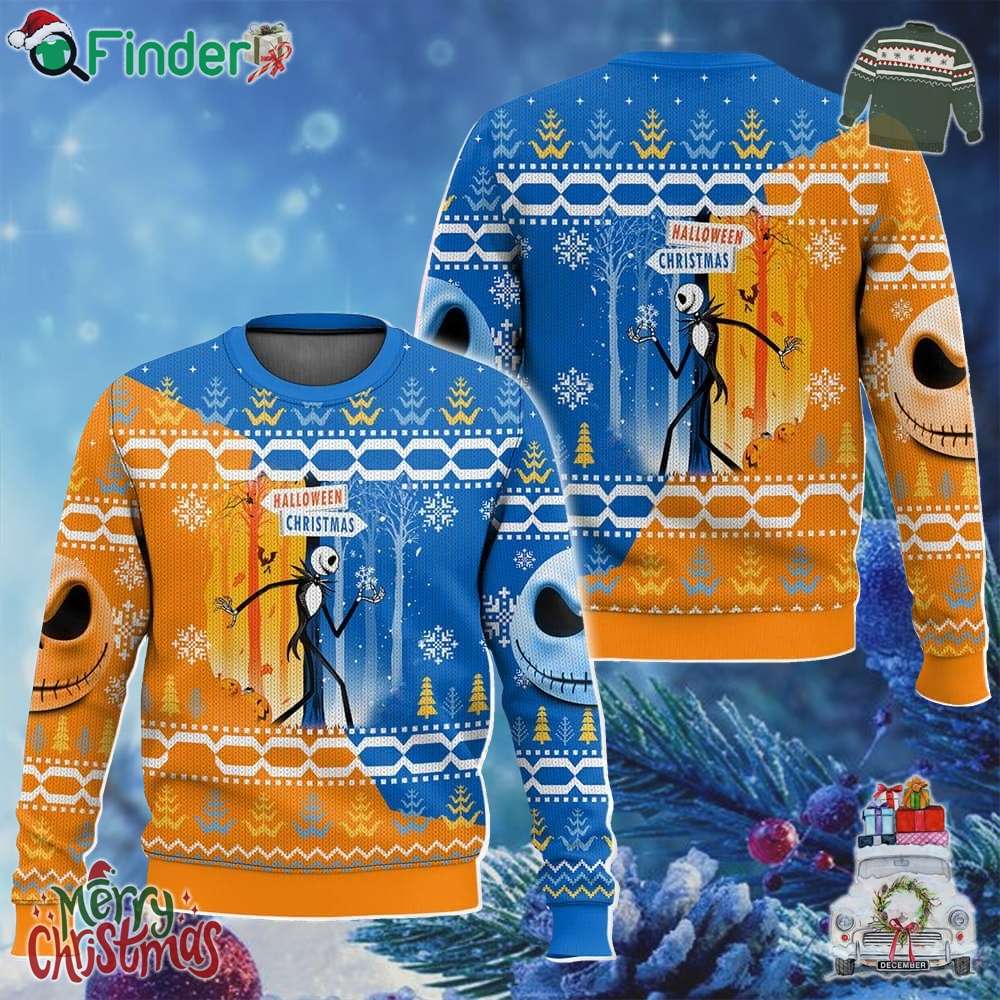 Jack Skellingtons Christmas Halloween Xmas Holiday Ugly Sweater Jack Skellingtons Christmas Halloween Xmas Holiday Ugly Sweater
