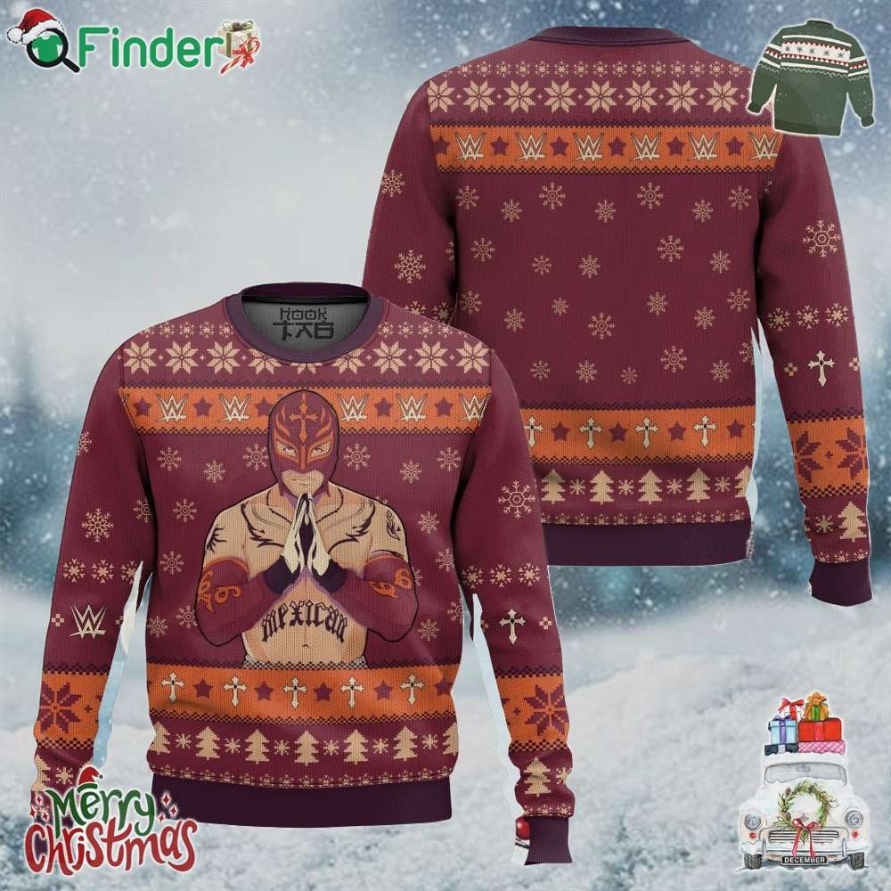Merry Christmas Rey Mysterio Ugly Sweater Merry Christmas Rey Mysterio Ugly Sweater