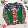 Taylor 87 Football I'm The Real Show Ugly Christmas Sweater