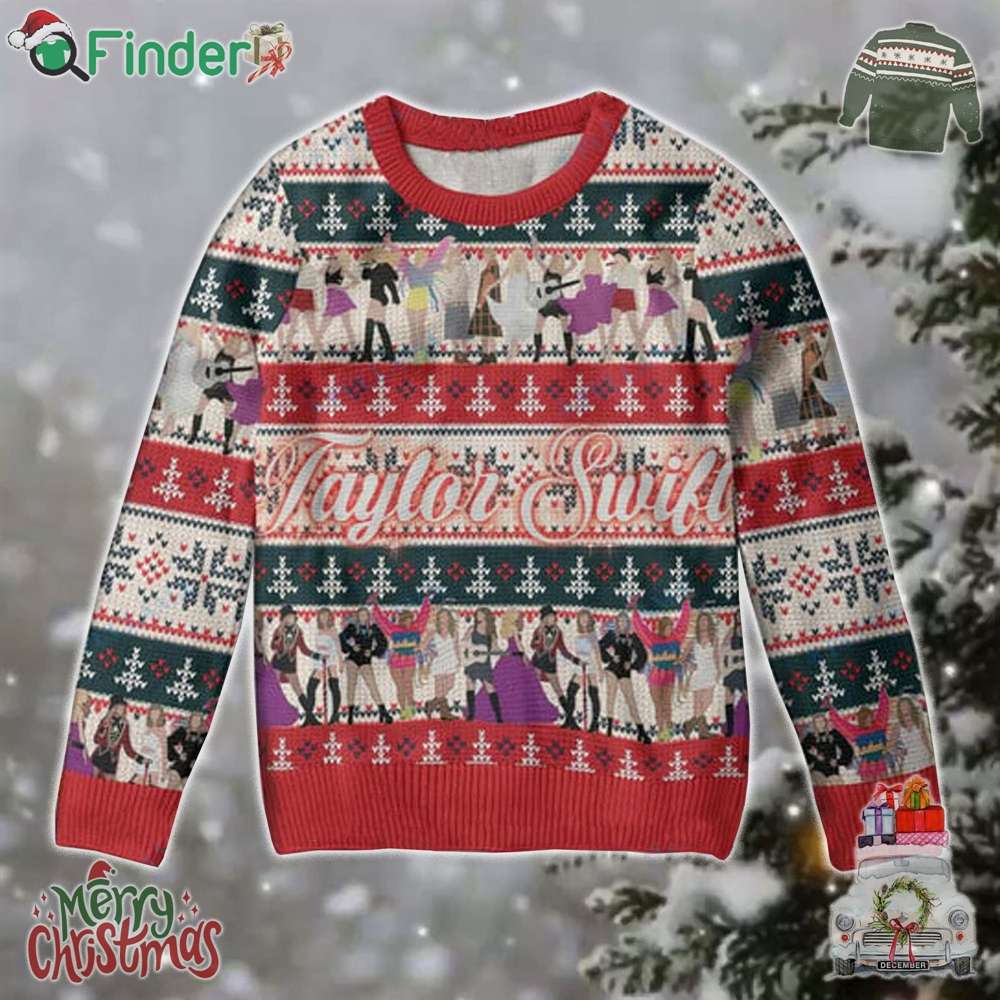 Taylor Swift Art Ugly Christmas Sweater