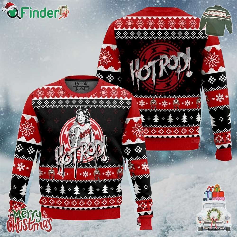 Roddy Piper Hot Rop Xmas Ugly Sweater Gift For Christmas Roddy Piper Hot Rop Xmas Ugly Sweater Gift For Christmas