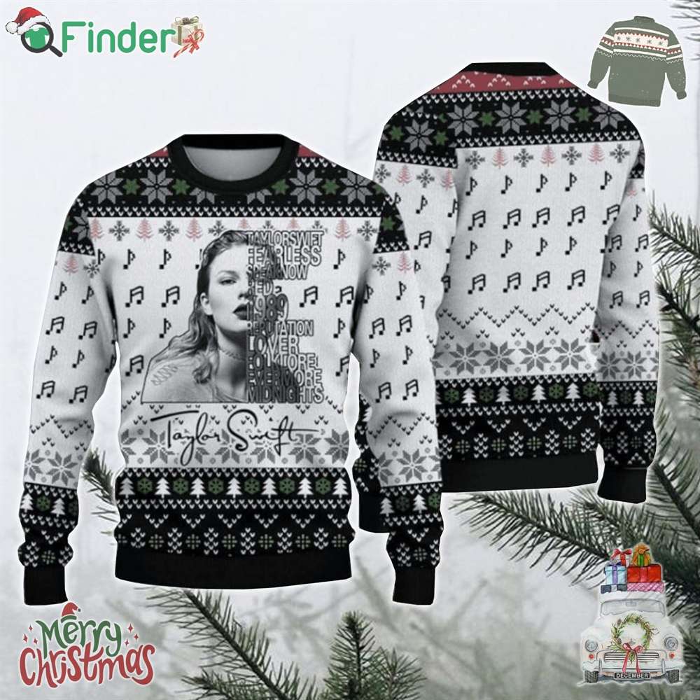 Swifties Ugly Christmas Sweater Taylor All Time Album Sweater Swifties Ugly Christmas Sweater Taylor All Time Album Sweater