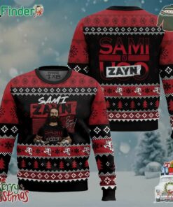 Sami Zayn Merry Christmas Ugly Sweater