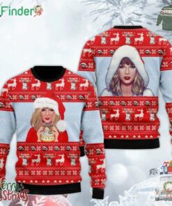 Taylor Swift Merry Christmas Santa Taylor Gift For Fans Ugly Christmas Sweater