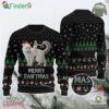 Taylor Swift Sit On The Cat Black Xmas Gifts Ugly Christmas Sweater