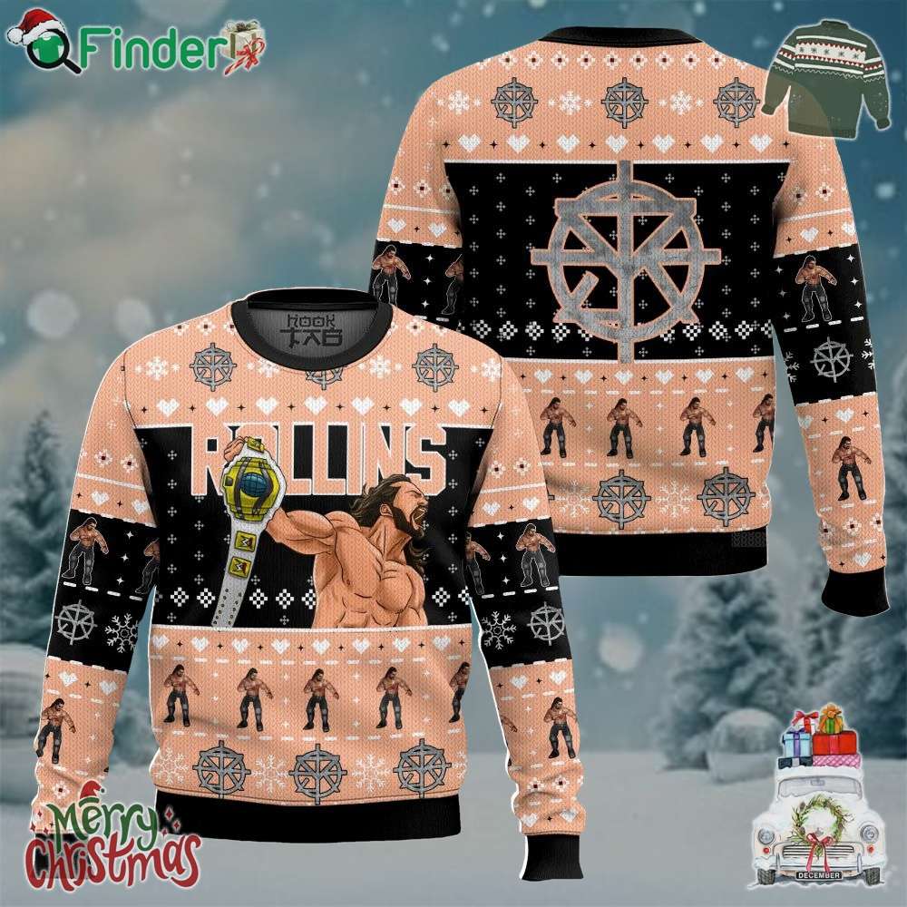 Seth Rollins Merry Christmas Ugly Sweater Seth Rollins Merry Christmas Ugly Sweater