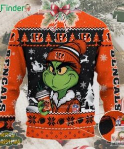 Cincinnati Bengals Grinch Stolen Christmas 2024 Grinchmas Ugly Sweater