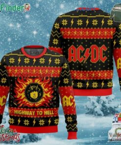 Acdc Highway To Hell The Christmas 2024 Ugly Sweater