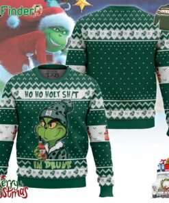 Buffalo Trace Grinch Ugly Sweater
