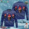 Ainsley Harriot Meme Yeah Boi Christmas Ugly Sweater Blue