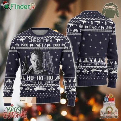 Christmas Die Hard Sweater- Christmas Party 1988 Ugly Sweater