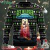 Alien Kidnaps Santa Claus On Christmas Eve Family Ugly Christmas Sweater