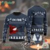Bloody Im Fine 2024 Ugly Christmas Sweater