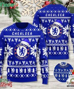 Chelsea Football Club Christmas Ugly Sweater