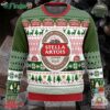 2024 Stella Artois Leuven Premium Lager Beer Belgium's Original Beer Christmas Holiday Ugly Sweater
