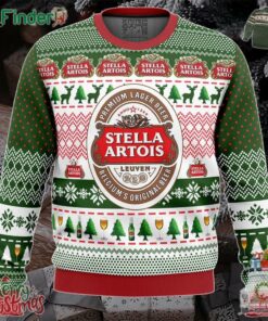 2024 Stella Artois Leuven Premium Lager Beer Belgium's Original Beer Christmas Holiday Ugly Sweater