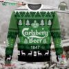 Carlsberg Beer 1847 Xmas Ugly Sweater Gift For Christmas