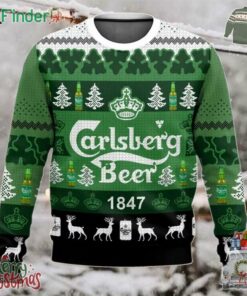 Carlsberg Beer 1847 Xmas Ugly Sweater Gift For Christmas
