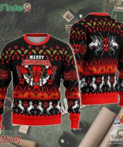 Deadpool Merry Chimichanga Ugly Christmas Sweater
