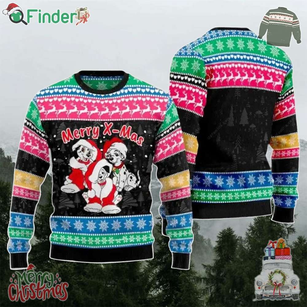 Dalmatian Dog Ugly Christmas Sweater Dalmatian Dog Ugly Christmas Sweater